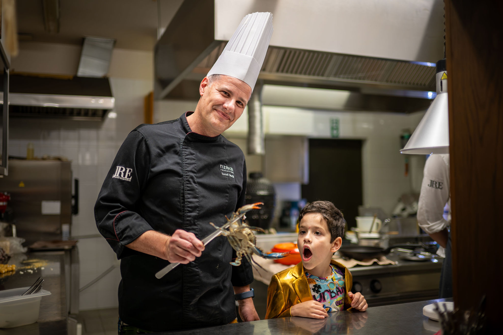 Kuhinja fine dining restavracije Rizibizi v Portorožu